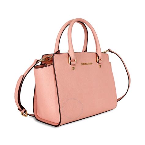 michael kors selma medium pink satchel|michael kors selma bag.